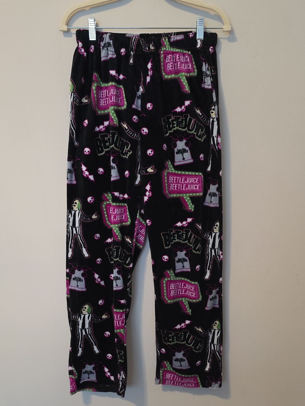 Beetlejuice Character Print Lounge Pajama Pants